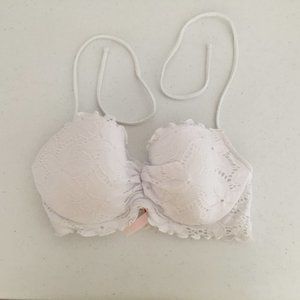 Victoria's Secret Swim Top Bikini Bra White 36 B
